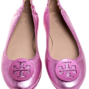 Tory Burch Pink Ballet Flats